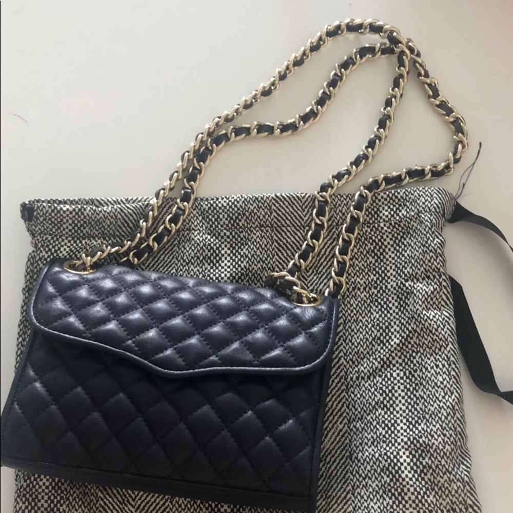 Rebecca Minkoff Navy Quilted Handbag w/ Dustbag